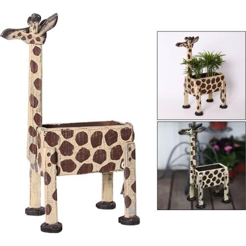 Succulent Pots Cute Animal Patterns Decoration Planter Flowerpot with Hole for