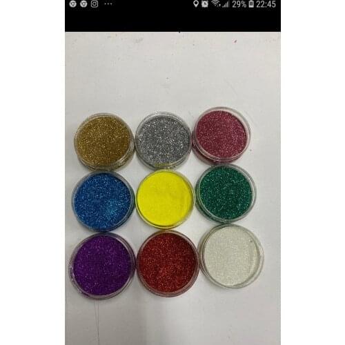 Decorative polyester glitter,epoxy applications,geode designs,textile printing,acrylic paints