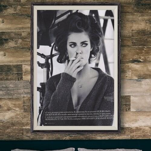 E384 Alyson Le Borges Sexy Model Movie Star Wall Silk Cloth Poster Art Home Decoration Gift