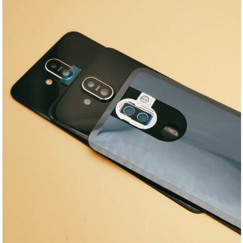 New Original New Glass Back Housing Case For Nokia 8.1 Battery Cover X7 Rear Glass Panel Door For Nokia X7 Battery Cover