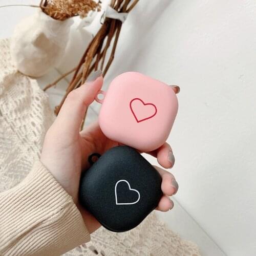 Love Pattern Dust-proof Protective Cover PC Hard Case Protective Shell for SAMSUNG Galaxy Buds live Wireless Earphone