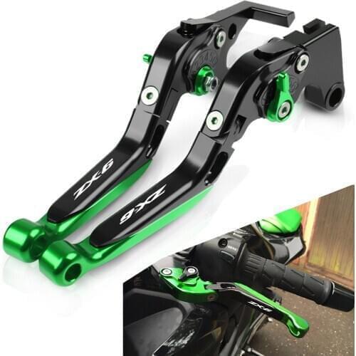 Motorcycle Brake Clutch Lever Adjustable Hand Grip Handlebar For Kawasaki ZX-6 1990 1991 1992 1993 1994 1995 1996 1997 1998 1999