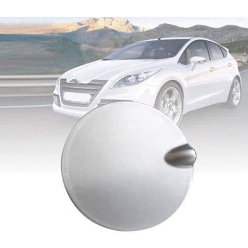 Silver Fuel Tank Cover Gas Cover Flap Door Fuel Filler Flap Gas Lid Cap for Ford Focus 2 MK2 MK3 8M51-F405A02-AA