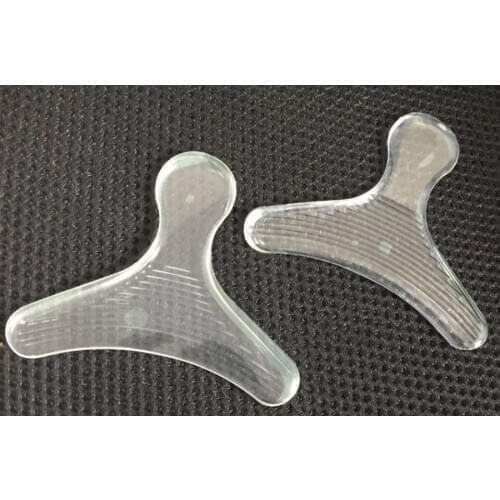 500Pair Silicone Insoles For Shoes Gel Pads For Feet Care Protect Back Heel Gel Insoles Pads Foot Care Non Slip Pedicure new