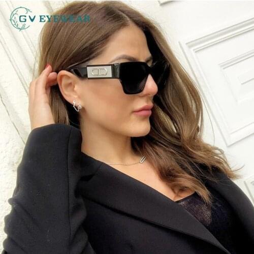 Sunglasses women 2021 new European and American square frame mens trendy fashion luxury brand outdoor comfort wearing glasses