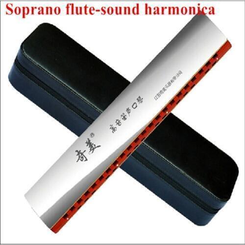 Soprano Flute-sound Harmonica Red Wood Core Armonica Instrumentos Musicais Mouth Ogan Professional Soprano Flute-sound Harmonica