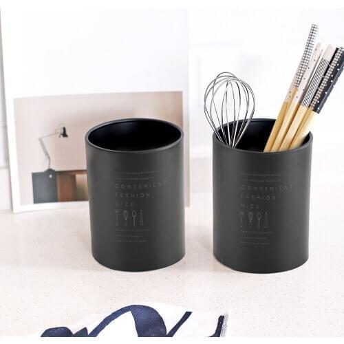 Utensils Storage Rack Chopsticks Fork Spoon Drain Holder North European Style Stainless Steel Home Kitchen Multi-Use Organizer