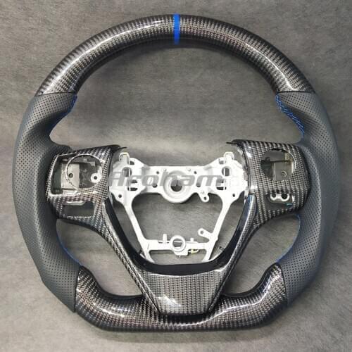 Customized High Quality Leather Carbon Fiber Racing Steering Wheel For Toyota Corolla 2013 2014 2015 2016 2017 2018 2019 2020