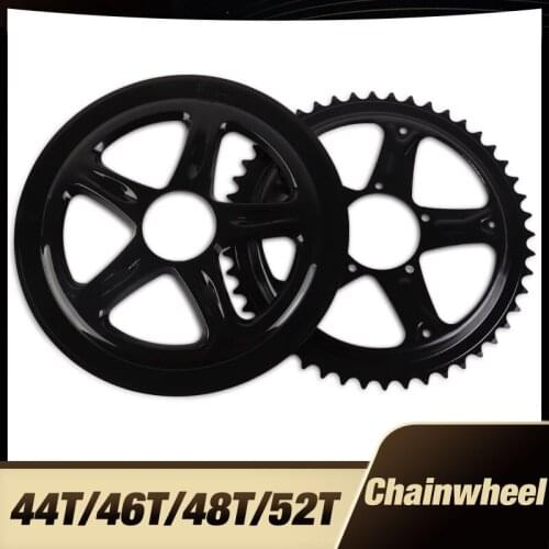 Bafang Mid Motor Chain Wheel BBS01 BBS02 BBS03 Electric Bicycle Chain Guard BBS01B BBS02B Replacement 44T 46T 48T 52T Teeth
