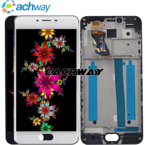 For Meizu M3s Lcd frame Display+Touch Screen Digitizer Replacement Parts Y685C Y685Q Y685M Y685H screen For Meizu M3s LCD Mini