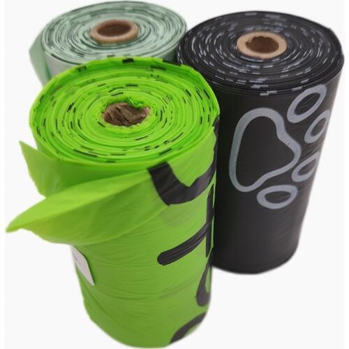 100% Biodegradable Dog Poop Bag Portable Degradable Pet Trash Garbage Bag Pet Waste Bag