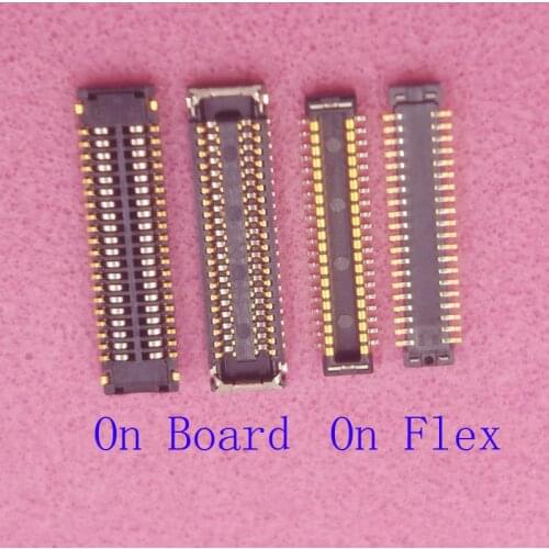 2pcs Lcd Display Screen Flex FPC Connector For Samsung Galaxy C5 C5000 C7 C7000 Plug On Motherboard Mainboard Board 40pin