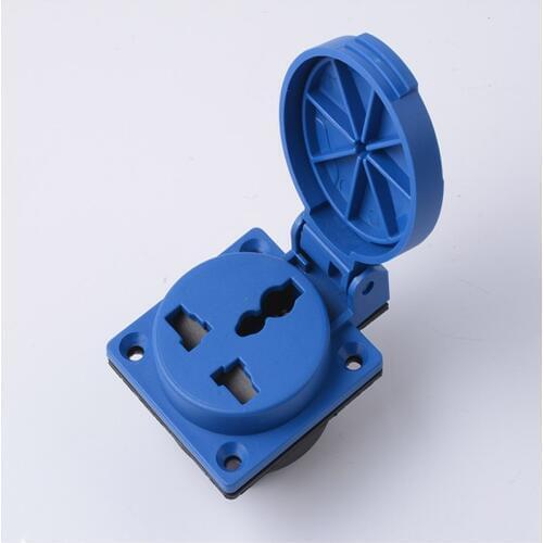 2PCS 16A/220V IP54 UPS Power Waterproof Socket,EU/UK,EN Type Waterproof Socket,PDU Socket