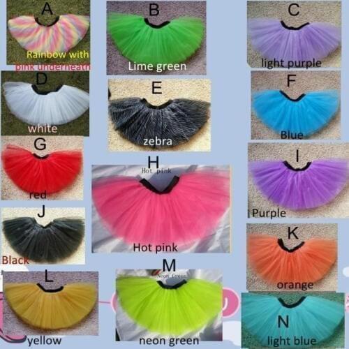 2013 Adult colorful rainbow 3layer tutu skirt women free shipping by ems