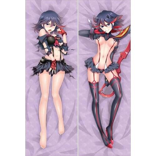 3D Double-sided Japanese Anime Kill La Kill Ryuko Matoi Throw Otaku Dakimakura Gifts Bedding Hugging Body Pillow Case 150x50 CM