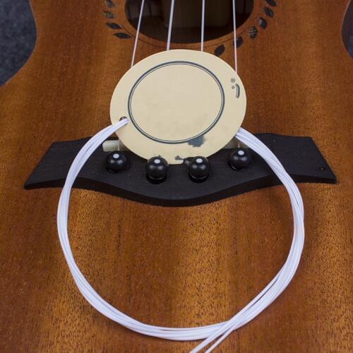 4 Pcs/set Nylon Ukulele Strings with Tag Replacement Part for 21 Inch 23 Inch 26 Inch Stringed Instrument Guitar Accessories