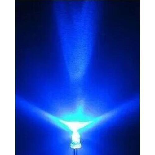 500pcs 3mm Blue LED light emitting diode / F3 LED Blue Colour Chartreuse