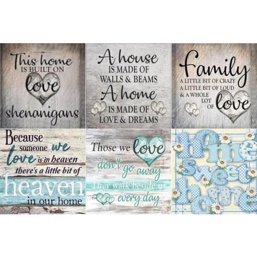 5D Diamond Painting English Letters Full Diamond Mosaic Cross Stitch Embroidery Set Christmas Gift Household Items