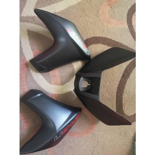 ABS Right Left Panel Side Radiator Covers Fairing For Kawasaki ER 6N ER6N ER-6N 2012 2013 2014 2015 2016 carbon surface good