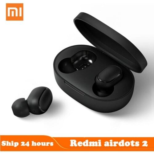 Wireless earphone original Xiaomi Redmi Airdots 2 TWS bluetooth 5.0 earbuds AI control Xiaomi Redmi Airdots 2