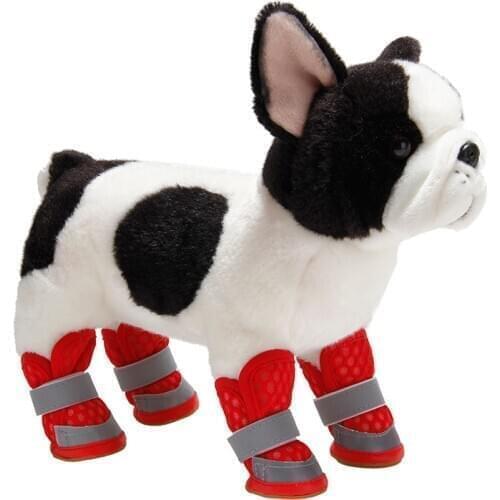 Reflective Dog Shoes Boots Cat Chihuahua Puppy Yorkshire Poodle Bichon Pug French Bulldog Pet Shoes Dropshipping Pet Products