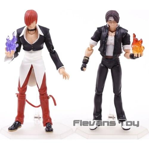Figma SP-094 Kyo Kusanagi / 095 Iori Yagami KOF Figurine Collection Action Figure Model Toy Gift