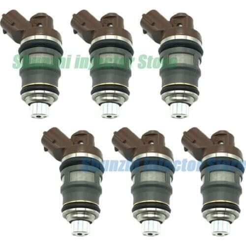 6pcs Fuel Injector Nozzle For Toyota MR2 Celica Supra Turbo 3SGTE 1JZGTE 2JZGTE 800cc OEM 1001-87092 1001 87092 100187092