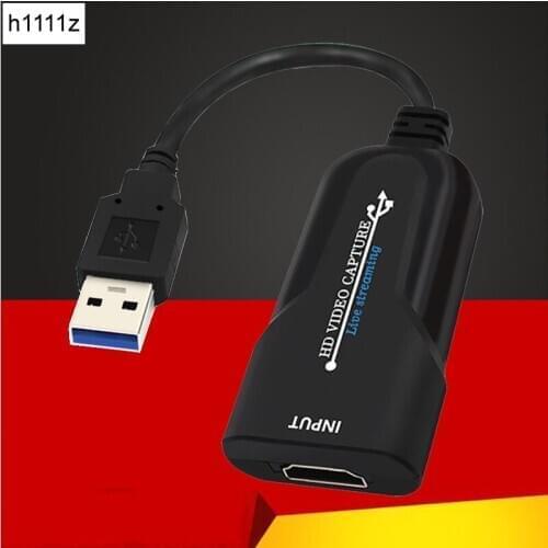 HDMI Video Capture Card USB 2.0 to HDMI Video Grabber Recorder Box For PS4 Game DVD Camcorder HD Camera Recording Live Streaming