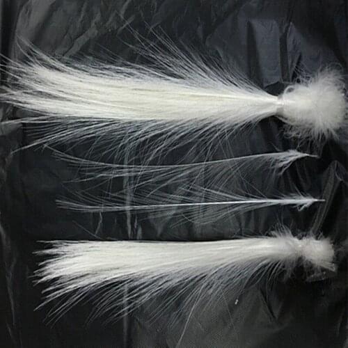 100pcs Beautiful white rare feathers 10-12 inches / 25-30 cm pure white heron feather