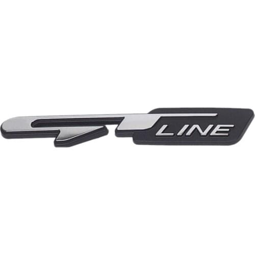 Cool 3D Car Style Sticker Gt Line Letters Sticker For Kia Rear Trunk Fender Car Doors Stickers Gt Line