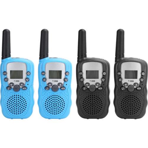 T‑388 Mini Handled Transceiver LCD Screen Two‑Way Radios with Light Children Outdoor Toys