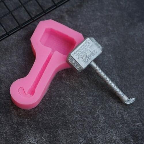Hammer 3D Silicone Chocolate Mold Funny Repair Tool Fondant Moulds Cute Cake Decorating DIY Sugarcraft Art Tools