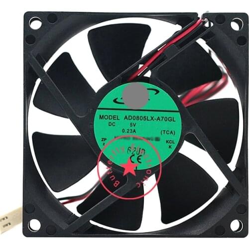 BRAND NEW AD0805LX-A70GL DC 5V 0.23A 8025 8CM 80*80*25mm cooling fan cooler