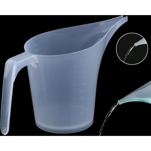 1000ML Tip Mouth Plastic Measuring Jug Cup Graduated Cooking Kitchen Bakery Tool