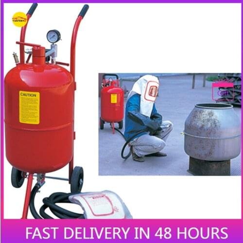 Movable Pressure Sandblasting Machine Small Sandblasting Machine Derusting and Degreasing Equipment