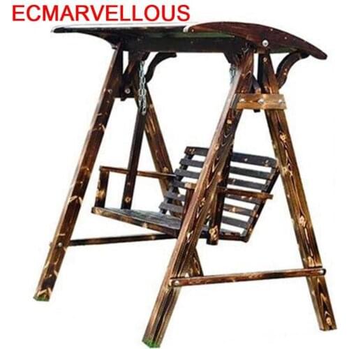 Tuinmeubelen Balkon Chaise Columpio Salincak Retro Wooden Garden Hanging Outdoor Furniture Salon Mueble De Jardin Swing Chair
