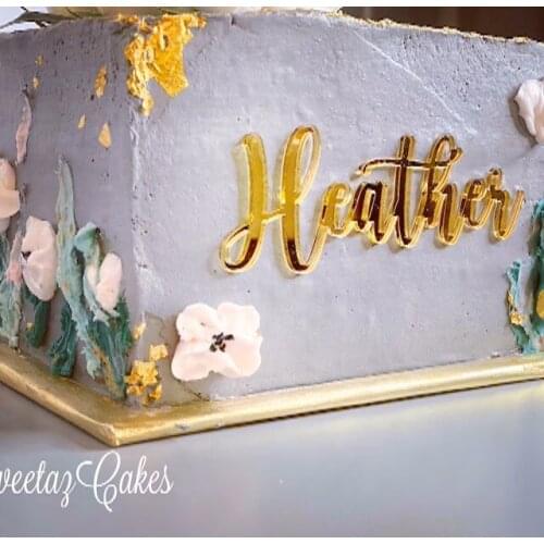 Cake Name Plate | Cake Name Plaque | Name Plate | Birthday Cake Decoration | Acrylic | Laser Cut,Birthday Cake topper,wedding