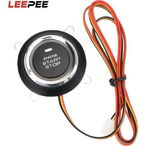 LEEPEE Universal Keyless Entry Ignition Starter Switch Auto Car Engine Start Stop Push Button 12V Replacement Car Accessories