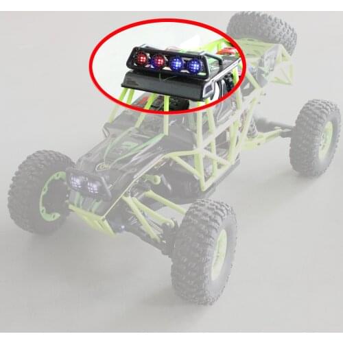 1 set Headlights Roof Lamp Light LED for 1/12 WLtoys 12428 Remote Control Car RC Buggy Off-Road Car DIY LED Lights Spare Parts