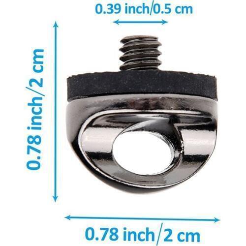 20Pcs Neck Strap Screw Holder Stainless Metal Screw for Quick Release/Install R-Strap Neck Sling Strap Holder for DSLR Camera