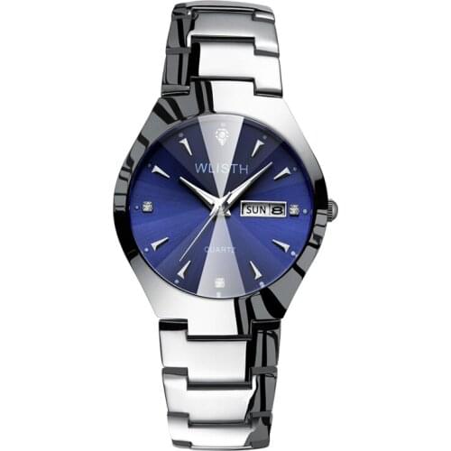 2019 new Wallace wlisth mens watch business fashion womens watch blue light waterproof night light couple Watch