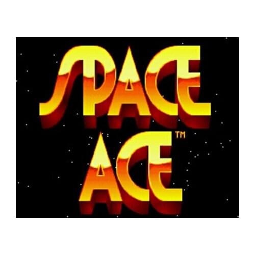 Space Ace NTSC Version 16 Bit 46 Pin Big Gray Game Card For USA Game Players