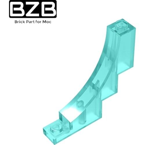 BZB MOC 30099 1x5x4 Reverse Curved High-tech Building Blocks Technical Bricks Parts Kids Brain Games DIY Toys Best Gifts