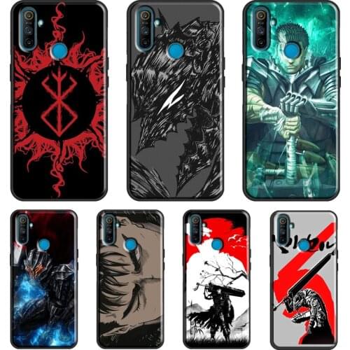 Anime Berserk Guts For OnePlus 9 Pro 7 8 Pro 8T Nord 9R Case For Realme 8 Pro C3 C21 GT Neo 6 7 Q3 Pro Cover