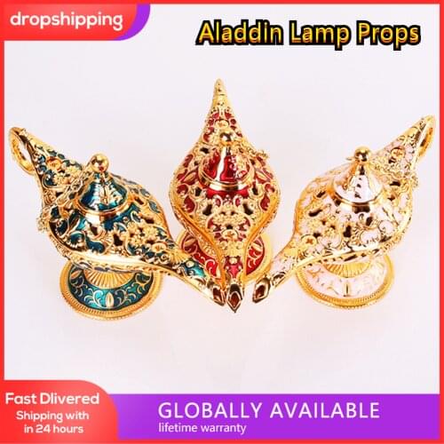 Display Lamp Ornament Decoration European Style Exquisite Crafts Wishing Genie Lamp Tea Pot Retro Home Decoration Acces