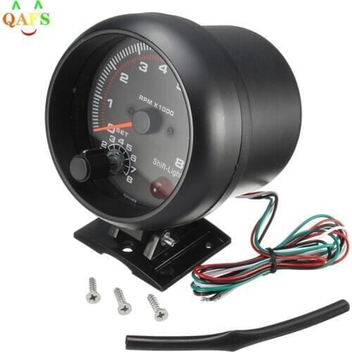 Hot sale Waterproof 12v Car Led Shift Light 0-8000 Rpm New Tachometers Tacho Gauge Meter