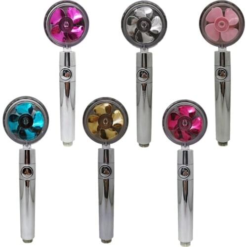 Pressurized Shower Head 360 Degrees Rotating Shower Head Water Saving High Pressure Spray Nozzle Hot Sale Turbocharged Shower