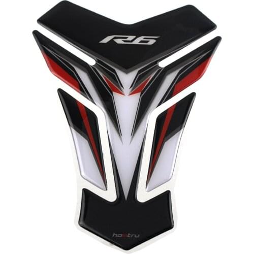 New 3D Motorcycle Tank Pad Protector Decal Stickers Case for Yamaha YZF R6 YZFR6 Tank With logo R6