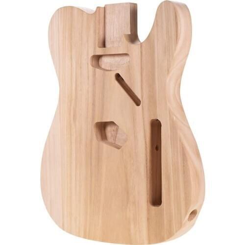 New Unfinished Electric Guitar Body TL-T02 Maple Empty Guitar Barrel to TELE Style Electric Guitars DIY Parts