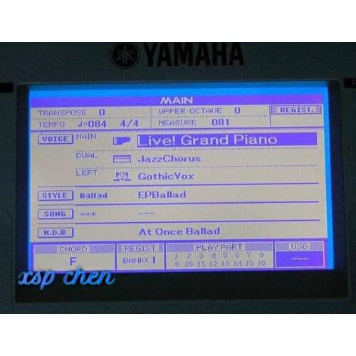 New original LCD Display Screen for YAMAHA PSR-S550 PSR-S500 PSR-S650 PSR-S670 MM6 #H3574 YD Replacement